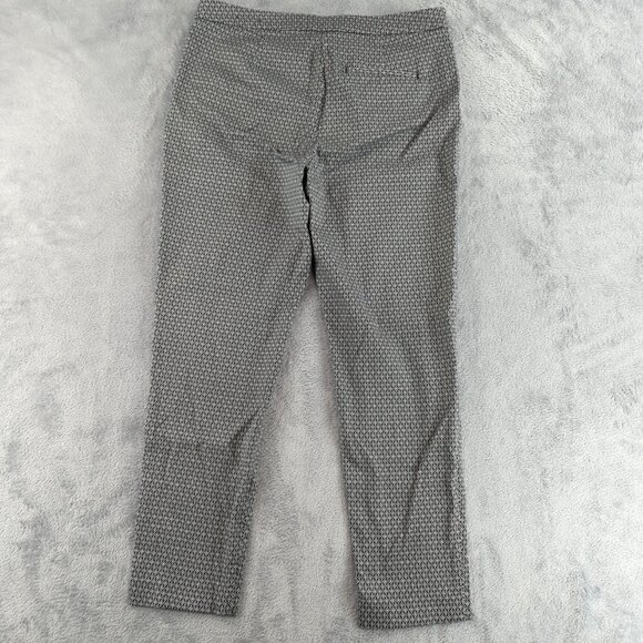 Suzy Shier Pants Womens 11 12 Geometric Pattern Stretch Spandex Casual Trousers - Picture 3 of 10